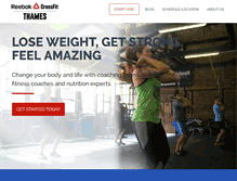 Tablet Screenshot of crossfitthames.com